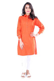 Rust 1 Pc Jacquard Shirt GLS-18-155
