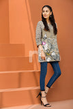 PE18-03 Beige Embroidered Stitched Lawn Shirt- 1PC