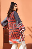PE18-41 Black Printed Stitched Lawn Shirt- 1PC