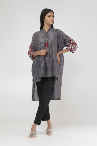 Printed High-Low Kurta