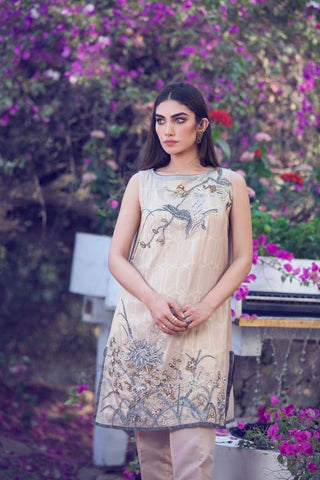 Beige 2 Pc Mesori Suit GPRET-18-07