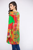 PS18-82 Green Digital Printed Stitched Lawn Shirt- 1PC