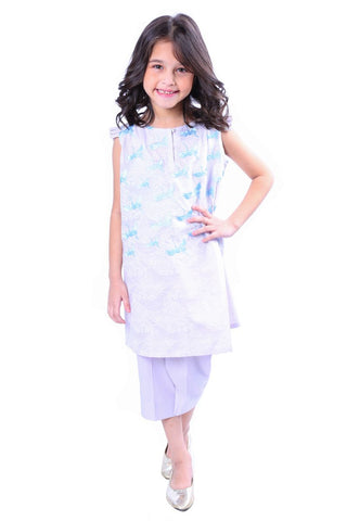 Light Purple 2 Pc Lawn Suit GLS-18-134 KIDS