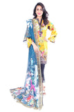 Multi 2 Pc Printed Lawn Shirt with Chiffon Dupatta IPS-18-06