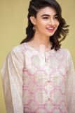 PS17-162 Off White Embroidered Stitched Lawn Shirt- 1PC