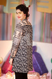 PS18-94 Black Digital Printed Stitched Lawn Shirt - 1PC