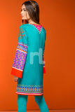 PS18-221 Green Digital Printed Stitched Lawn Shirt- 1PC