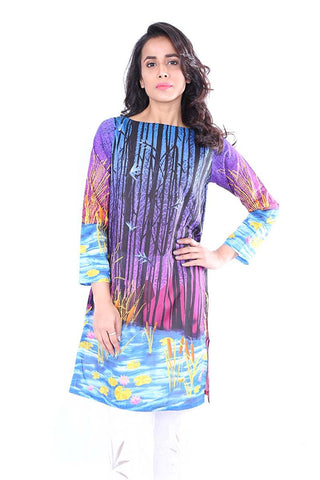 Multi 1 Pc Printed Lawn Shirt GLS-18-78