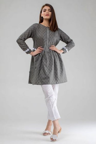 Grey Tunic with Tassels