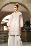 KF-237 - Fawn Embroidered Formal Stitched Cotton Shirt - 1PC