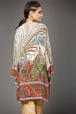 PS18-21 Beige Digital Printed Stitched Micro Modal Shirt- 1PC