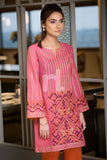 KF-232 - Pink Embroidered Formal Stitched Cambric Shirt and Cambric Trouser - 2PC