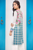 PS18-132 Off White Embroidered Stitched Lawn Shirt - 1PC