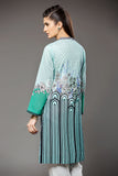 PS18-28 Blue Digital Printed Stitched Lawn Shirt- 1PC