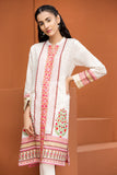 PE18-50 Beige Embroidered Stitched Lawn Shirt- 1PC