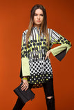 PS18-240 Black Digital Printed Stitched Lawn Shirt - 1PC