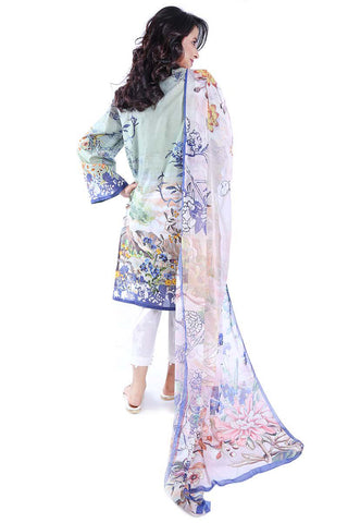 Multi 2 Pc Printed Shirt & Dupatta IPS-18-10