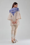 Bell Sleeve Embroidered Kurta
