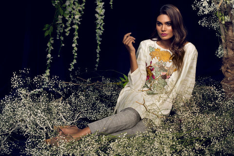 Multi 1 Pc Lawn Embroidered Shirt GLS-18-126
