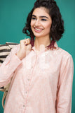 PS17-197 Pink Embroidered Stitched Lawn Shirt- 1PC