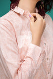 PS17-197 Pink Embroidered Stitched Lawn Shirt- 1PC