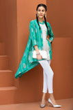 PE18-53 Green Embroidered Stitched Lawn Frock- 1PC