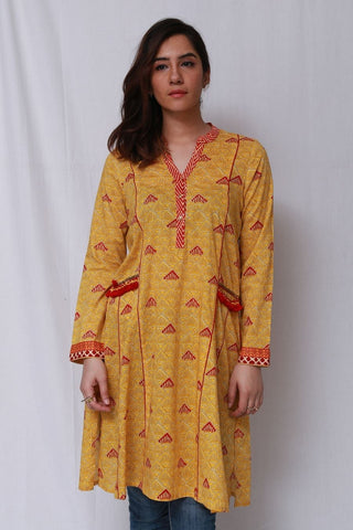 BOLD BLOCK KURTA