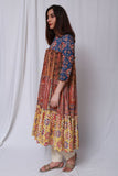 PAZYRYK RUGS TIERED DRESS