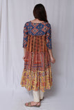 PAZYRYK RUGS TIERED DRESS